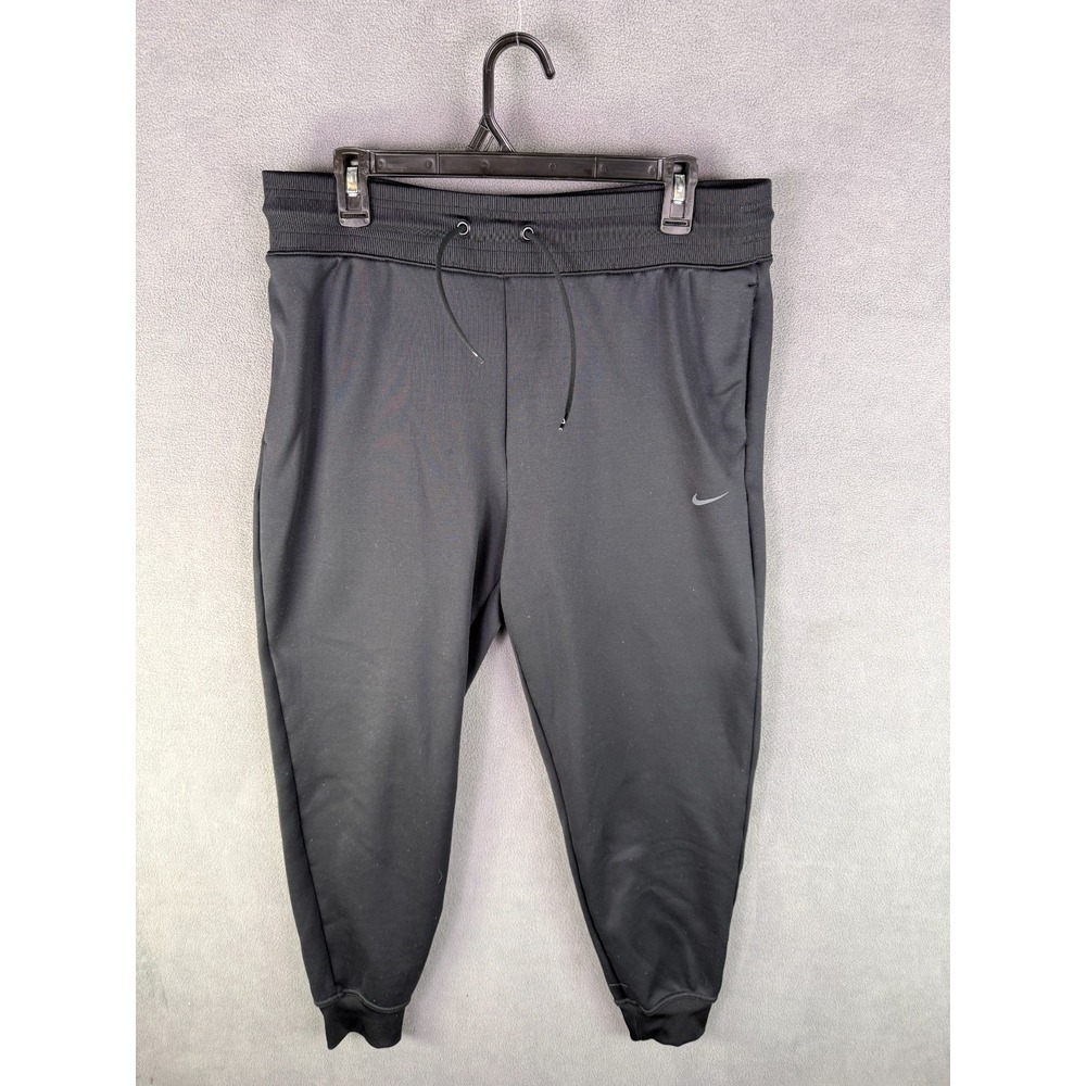 Nike Therma-FIT Mens Joggers Black Fleece Pants FB5431-010 Large Sportswear - Picture 1 of 11